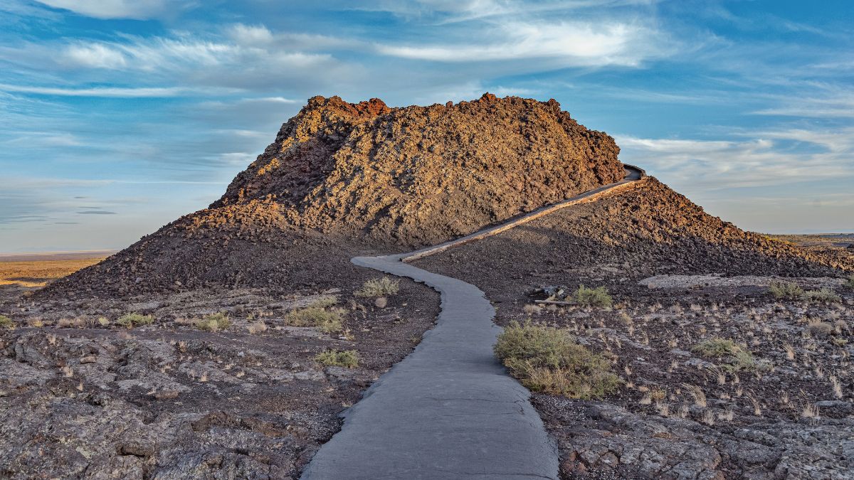 Path at Craters of the Moon National Monument.