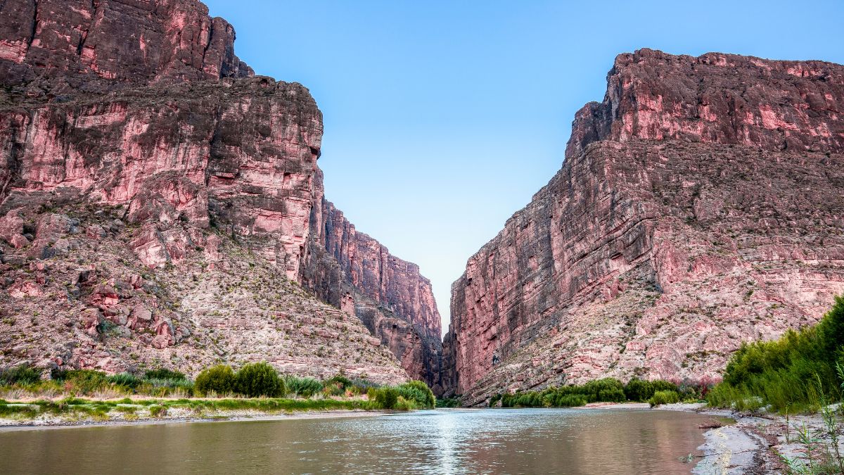 Santa Elena Canyon, Big Bend National Park, USA. Picture taken in the morning.