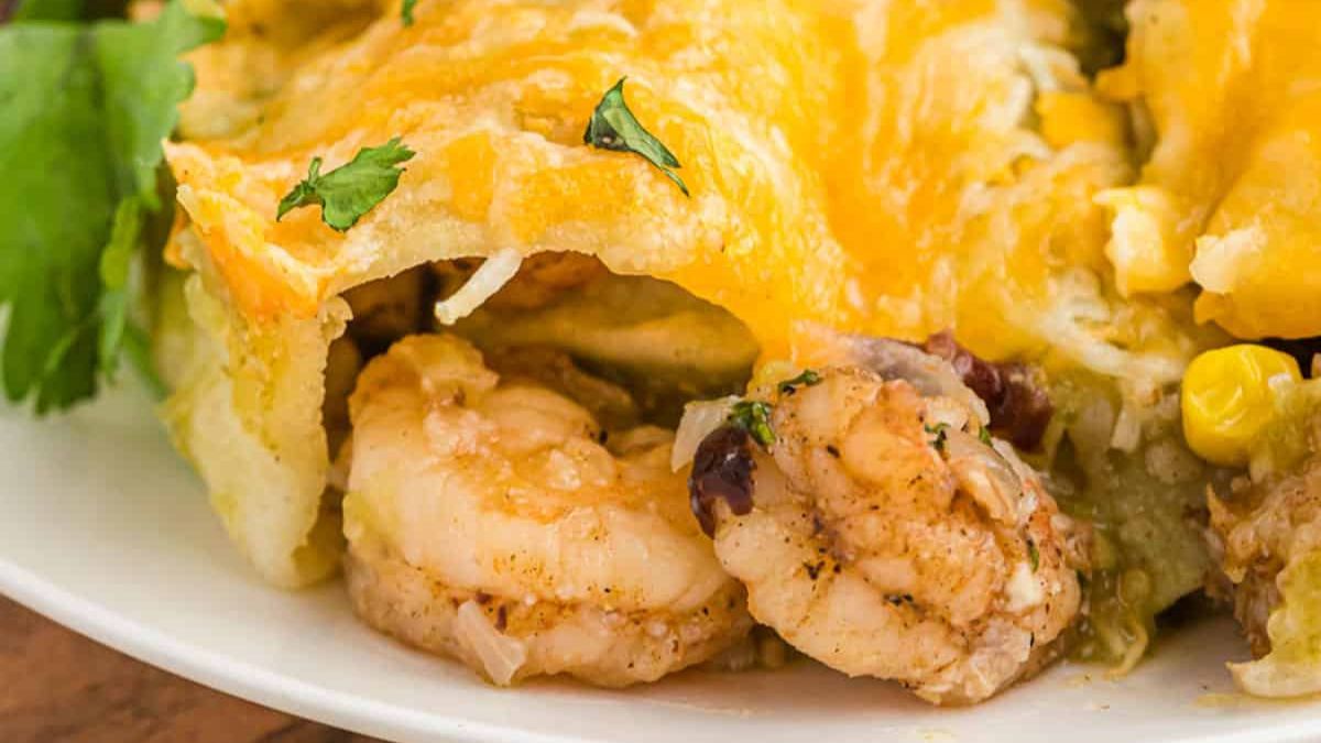 Shrimp Enchiladas.