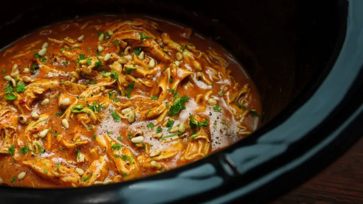 Slow Cooker Harissa Chicken.
