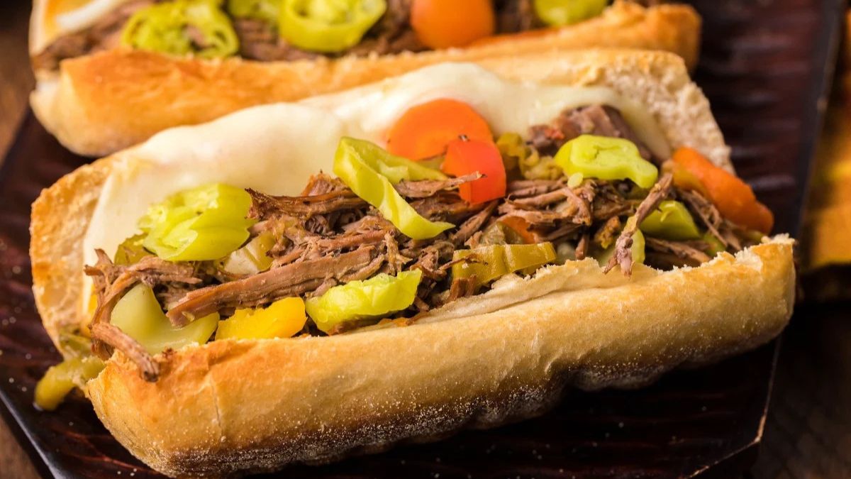 Slow Cooker Italian Beef.