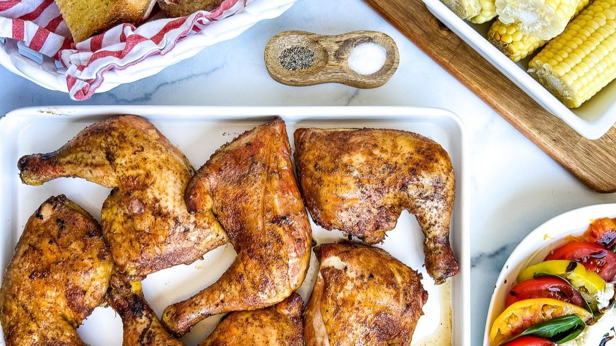 Smoked Chicken Legs.