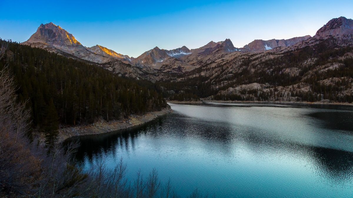 South Lake Mountain Views, Bishop Pass, Inyo Forest, California.