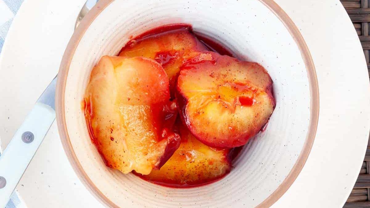 Spiced Grilled Plums.