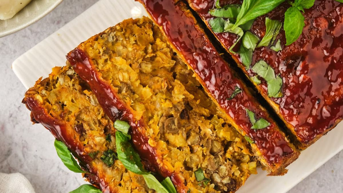 The Best Vegan Lentil Loaf.