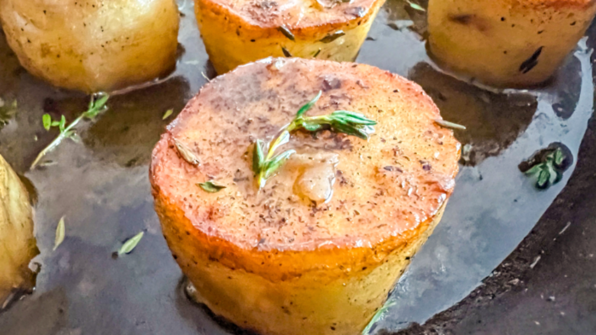 Fondant Potatoes.
