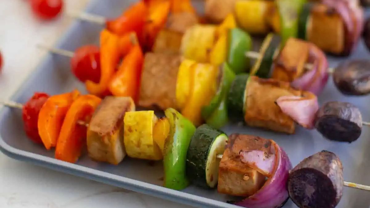 Tofu Kebabs.