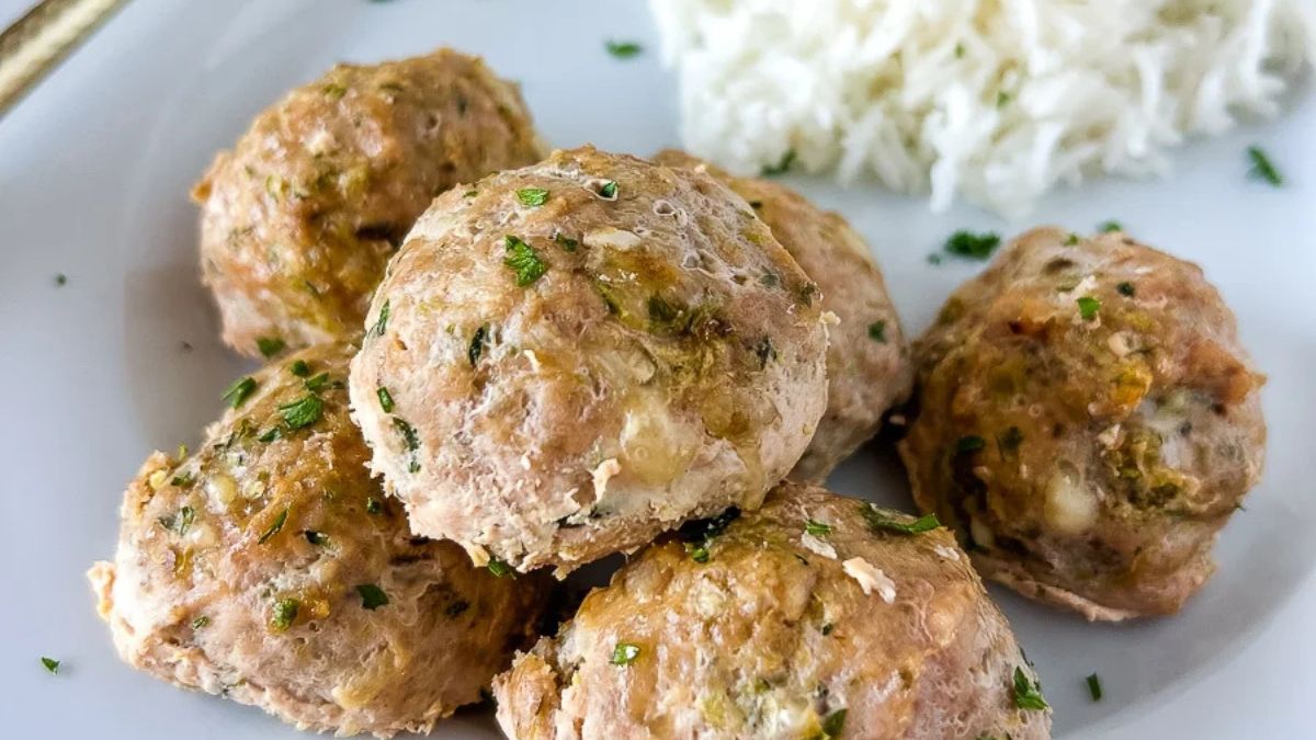 Turkey Zucchini Meatballs.