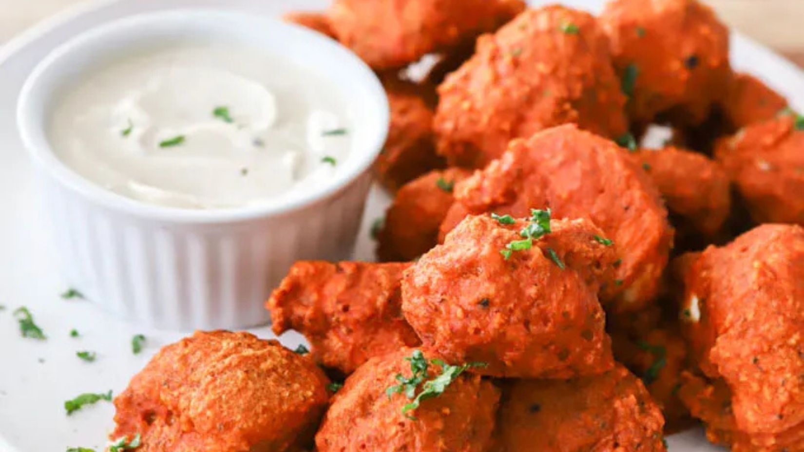 Vegan Buffalo Cauliflower Wings Recipe (Gluten Free).