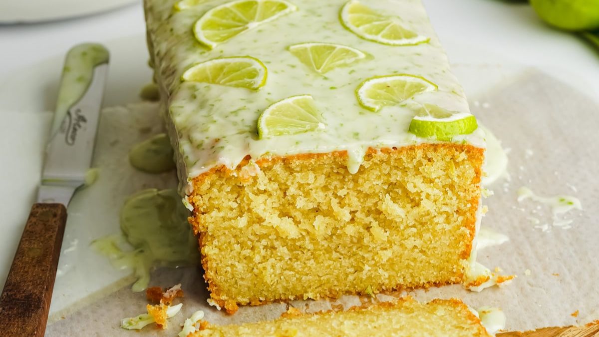 Vegan Lime Pound Cake.