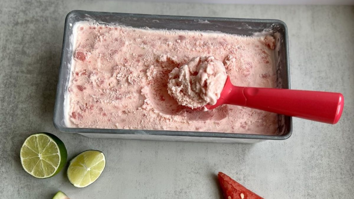 Watermelon Lime Ice Cream.