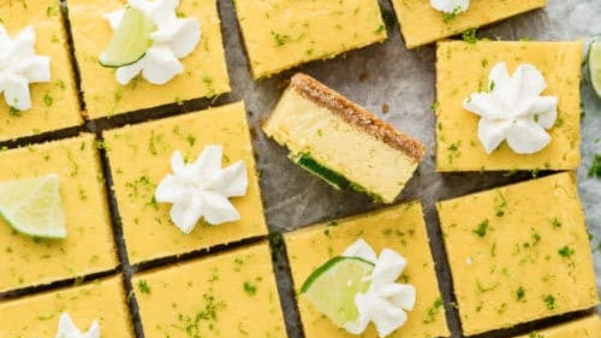 Zesty Lime Bars Recipe.