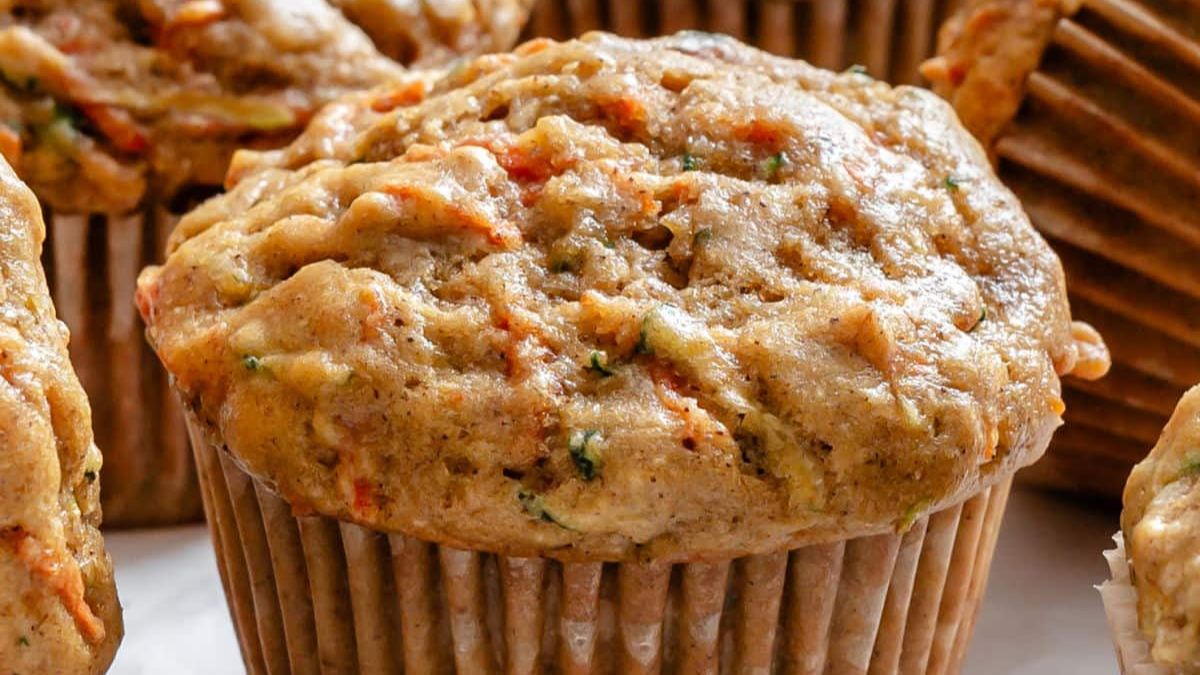 Zucchini Carrot Muffins.