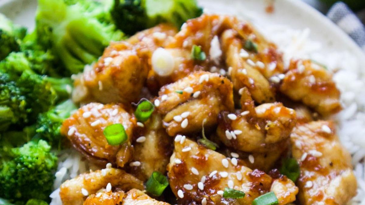 20 Minute Honey Ginger Chicken.