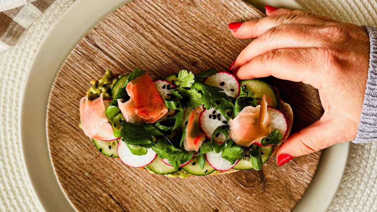 Asian-Inspired Avocado Toast.