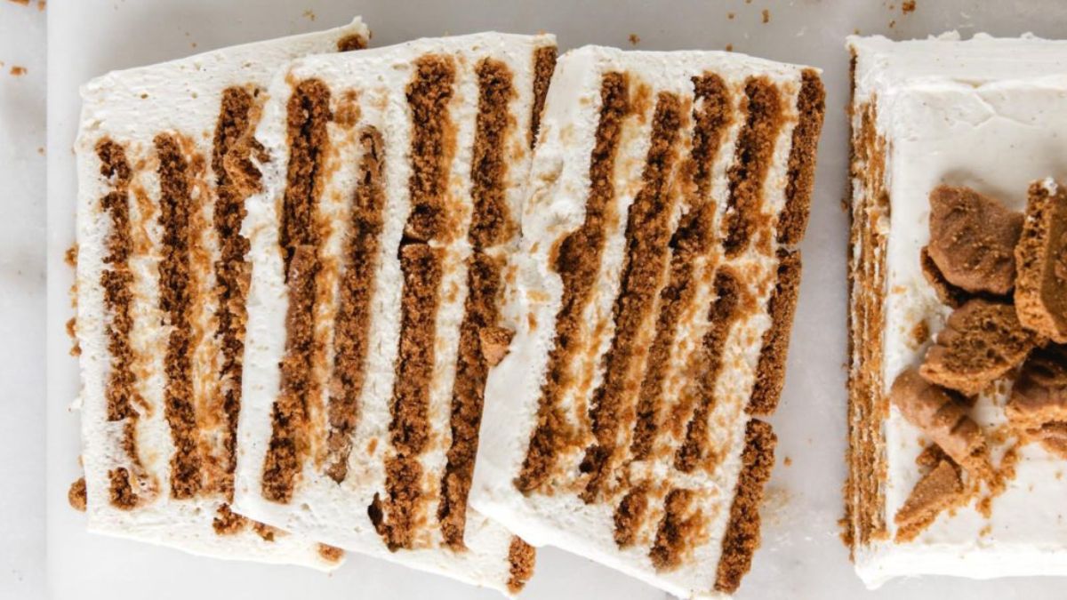 Biscoff Icebox Cake.