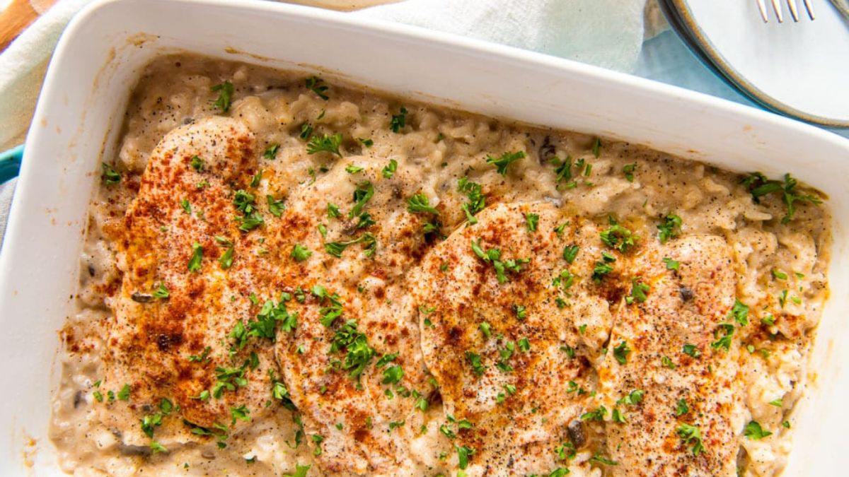 Chicken and Rice Bake.