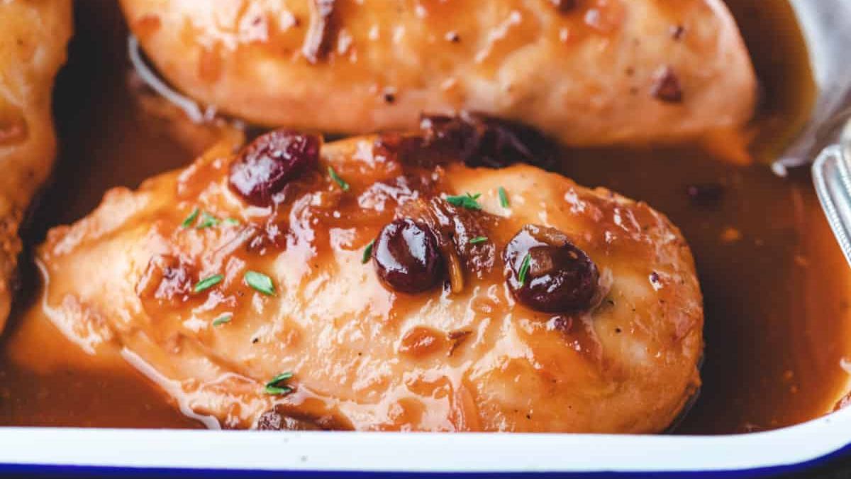 Cranberry Chicken.