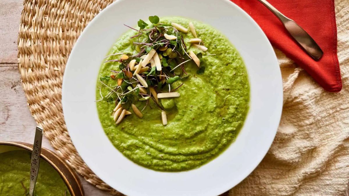 Creamy Cucumber Gazpacho.