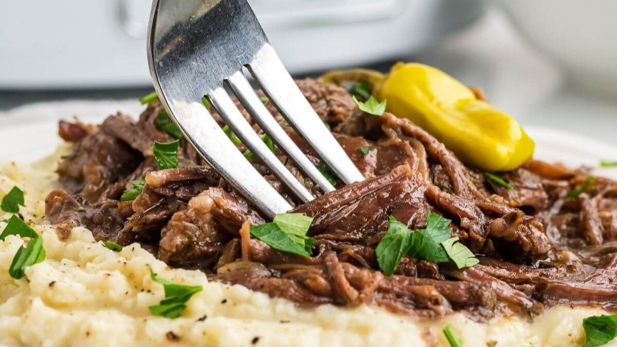 Crockpot Mississippi Pot Roast.