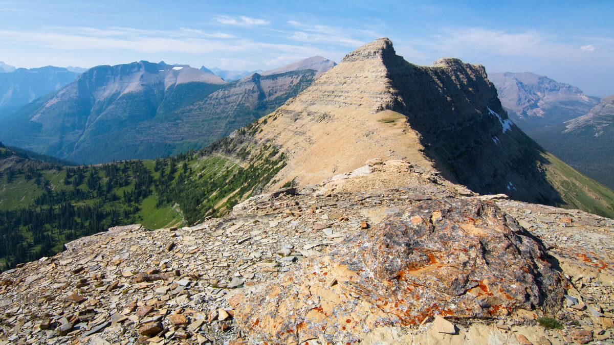 Cut Bank Pass and the Continental Divide - Glacier National Park, Montana, USA.