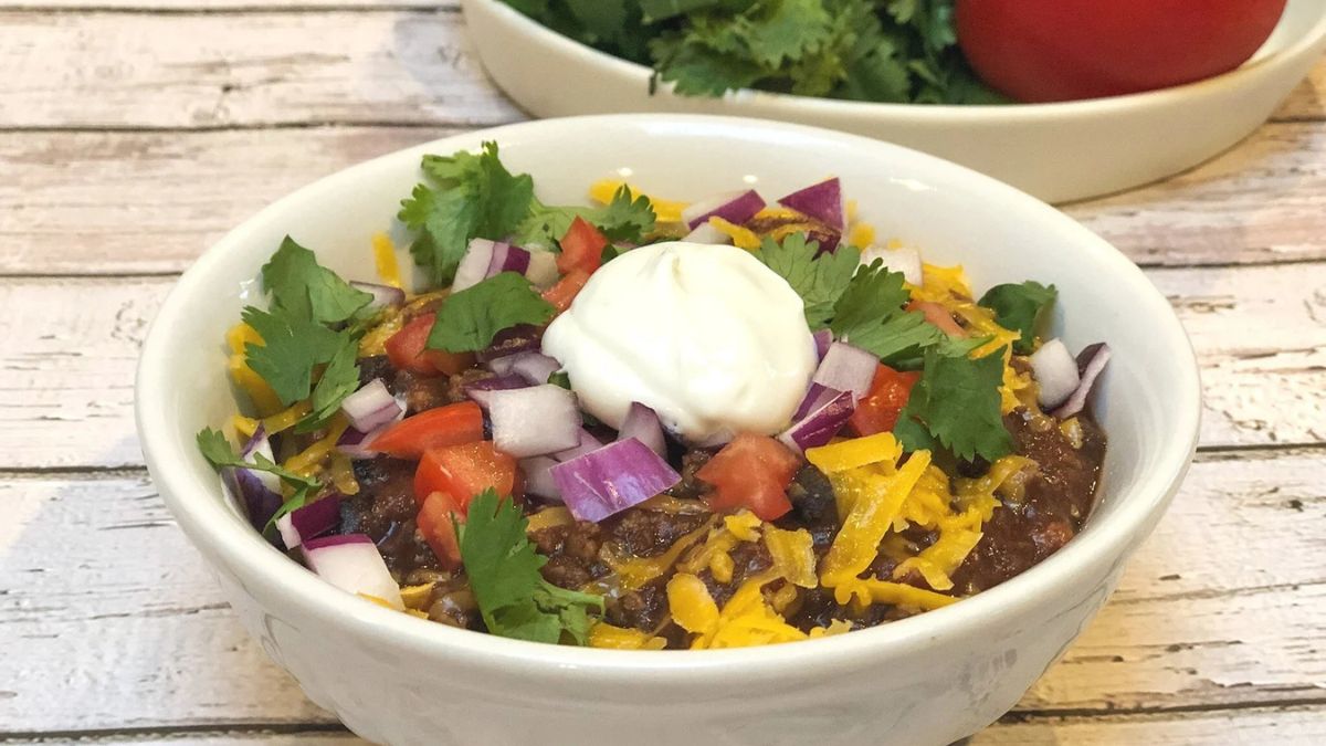 Delicious Healthy Turkey Chili in 30 Minutes.