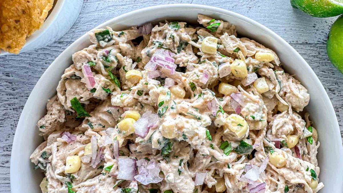 Easy Mexican Chicken Salad Recipe (High Protein).