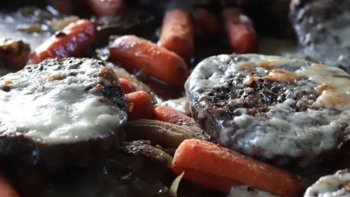 Easy Sheet Pan Cheeseburger and Potato Medley.