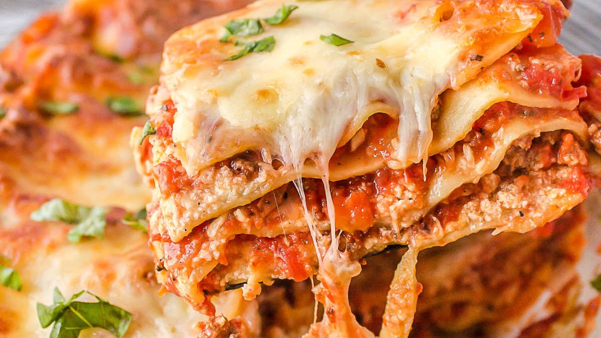 Freezer Lasagna Recipe.