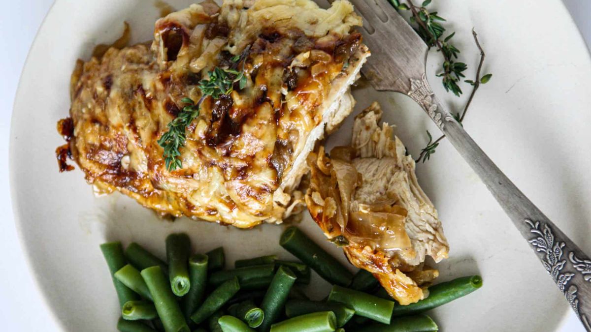 French Onion Chicken Bake.