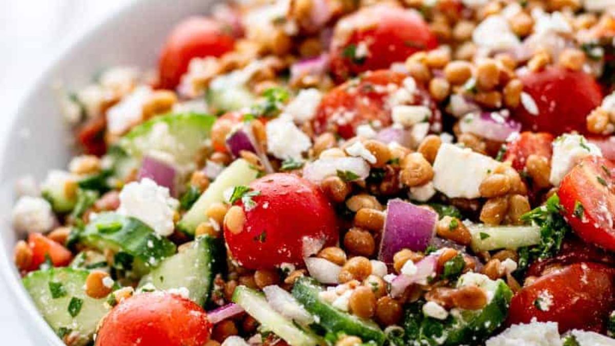 Greek Lentil Salad.