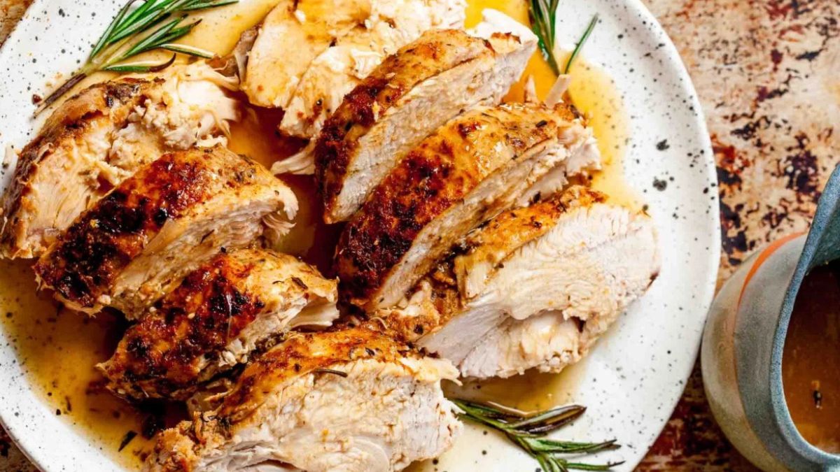 Instant Pot Turkey Breast with Gravy.