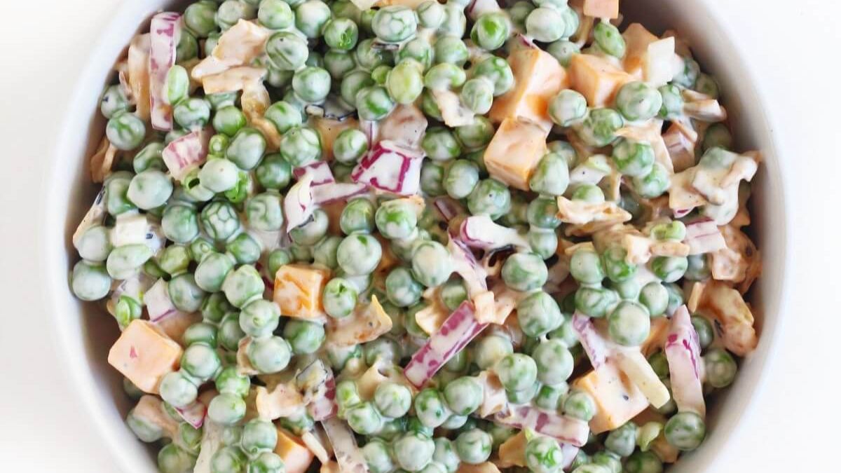Old-Fashioned Pea Salad.