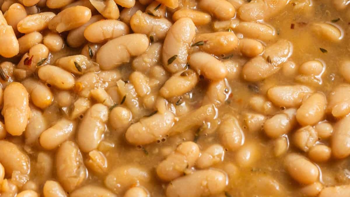 Slow-Cooked Italian White Beans.