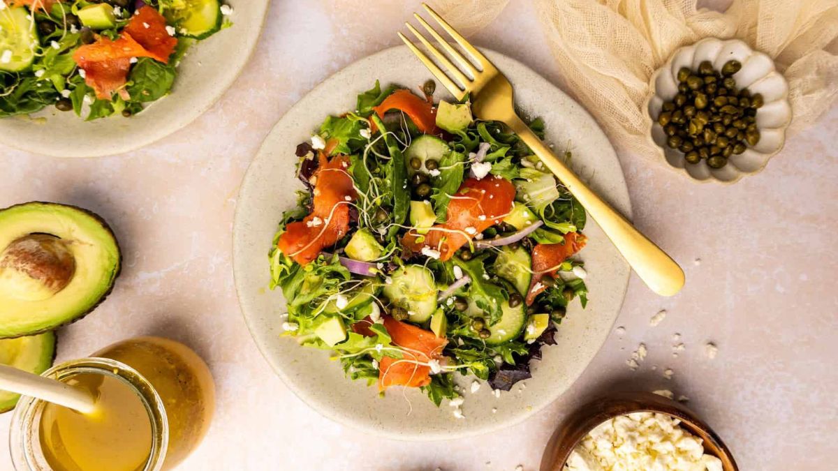 Smoked Salmon Salad.