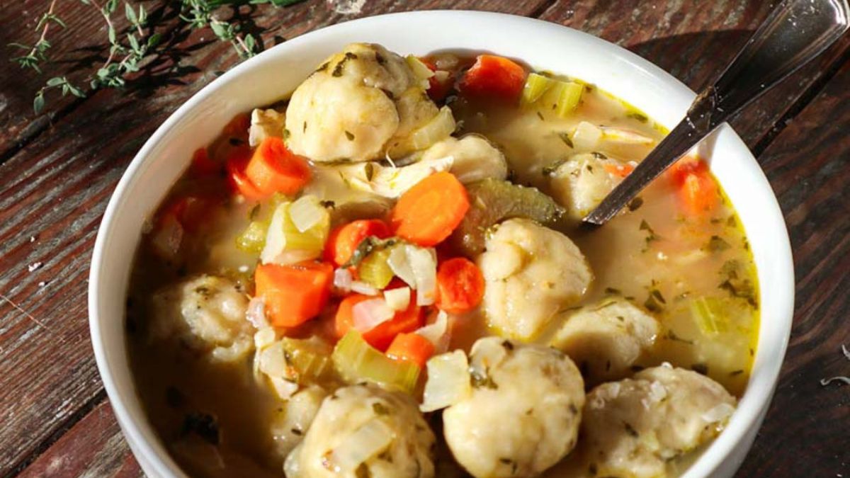 Sourdough Chicken And Dumplings.