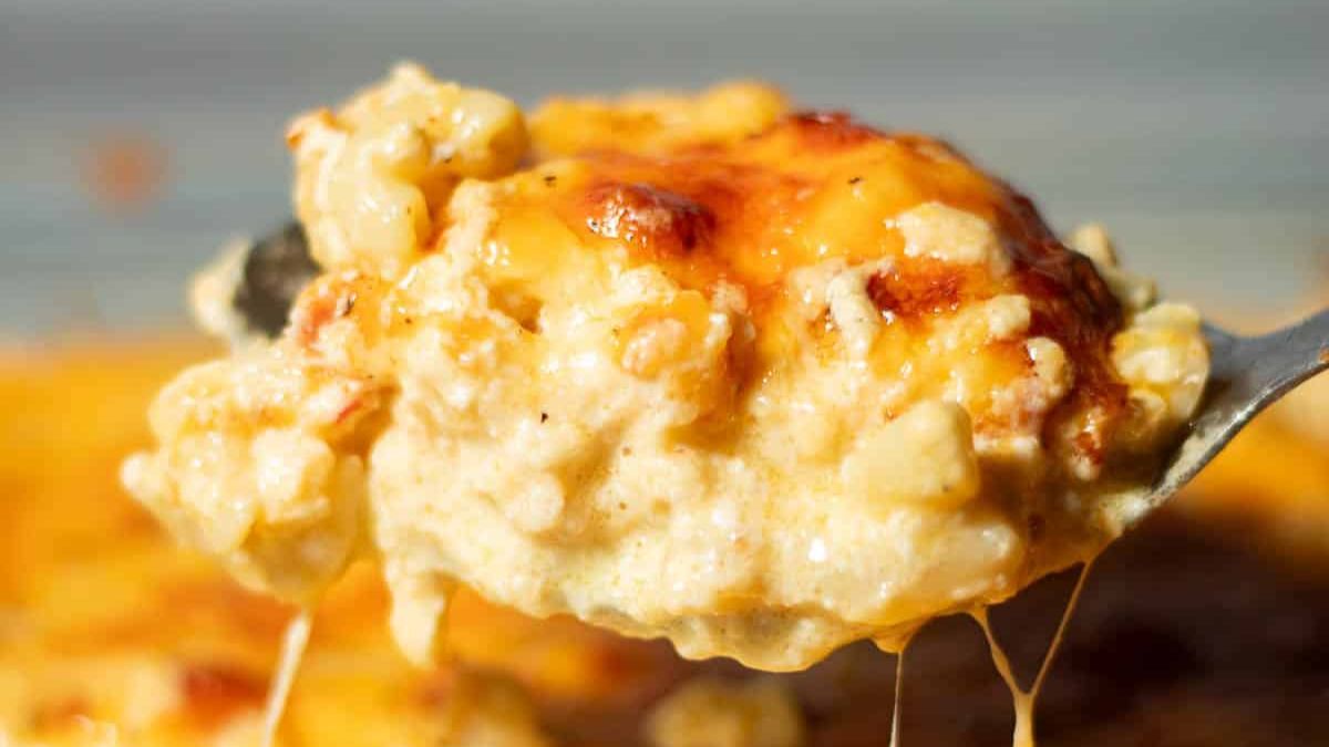 Southern Baked Mac and Cheese.