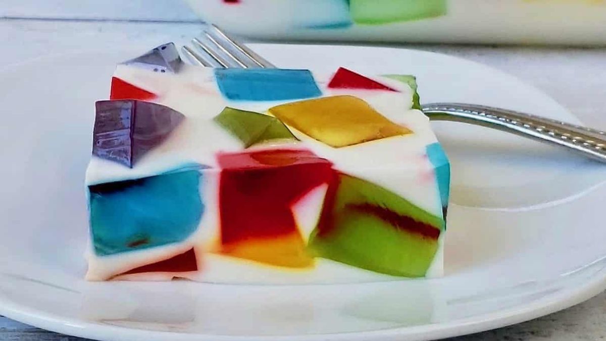 Stained Glass Jello Salad (with Shortcuts).