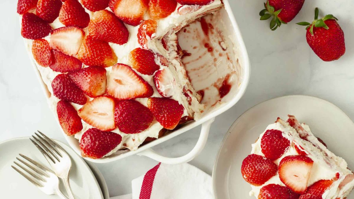 Strawberry Tiramisu.