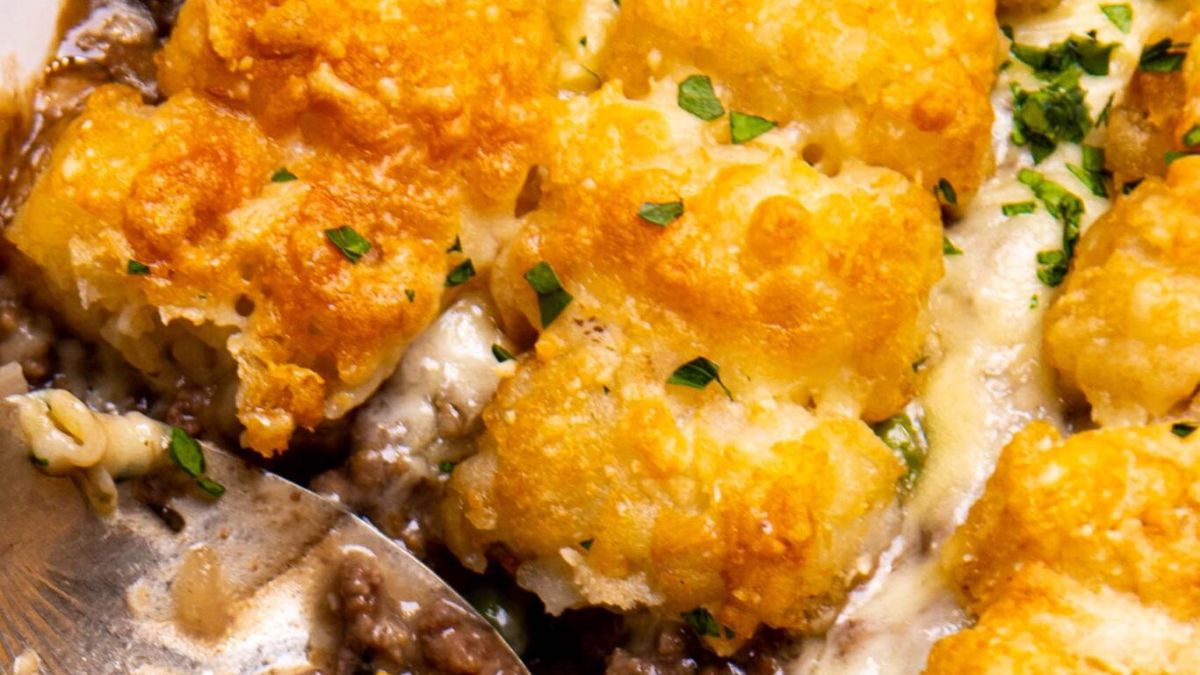 Tater tot Casserole.