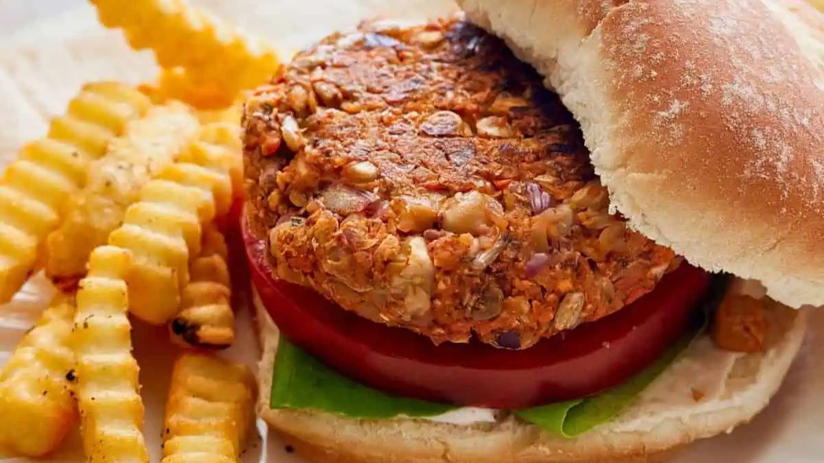 Vegan Chickpea Burgers.