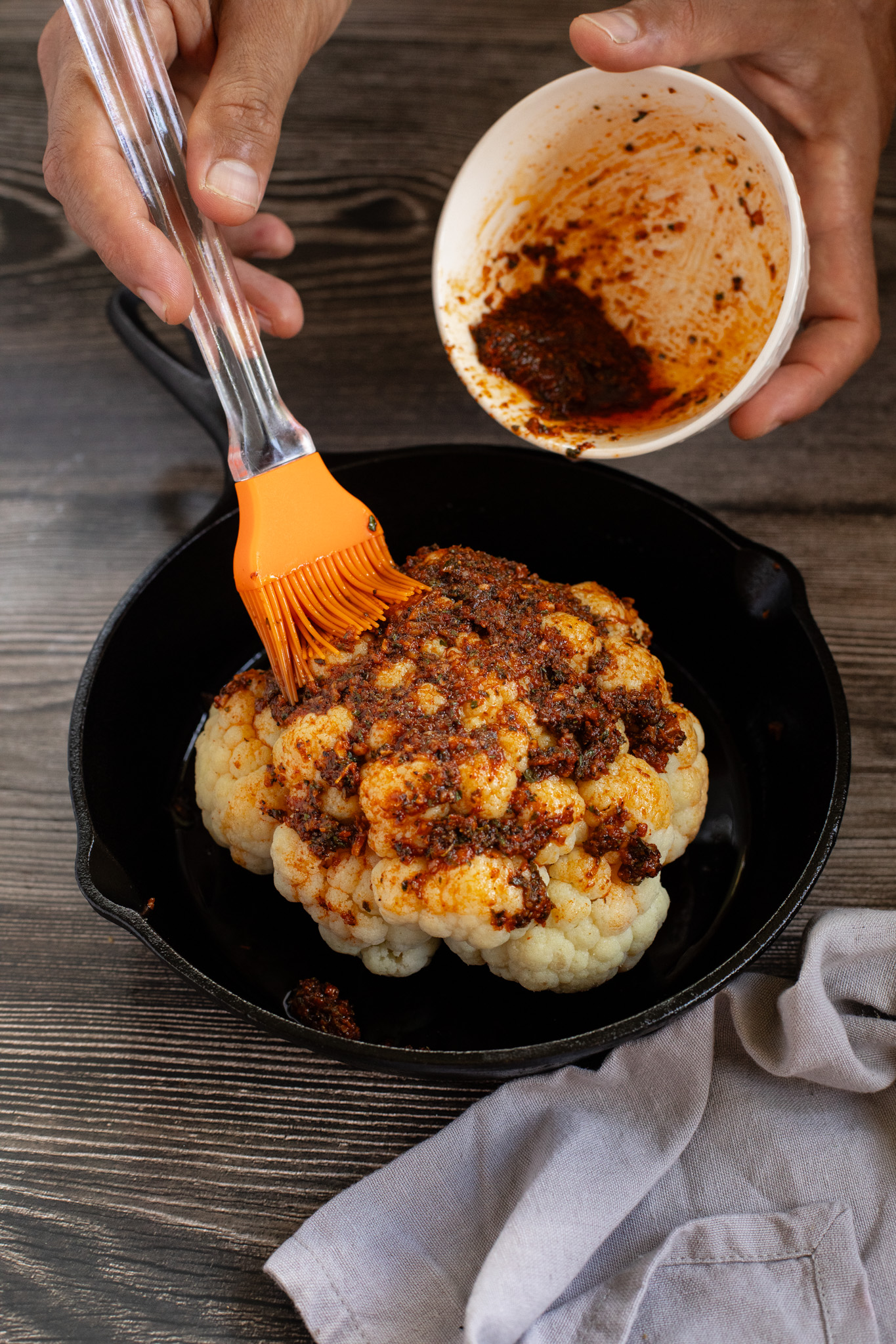Whole Roasted Cauliflower.