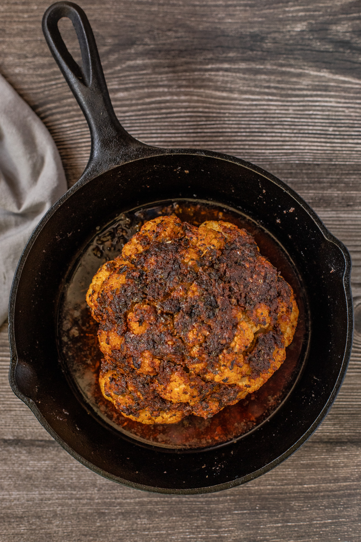 Whole Roasted Cauliflower.