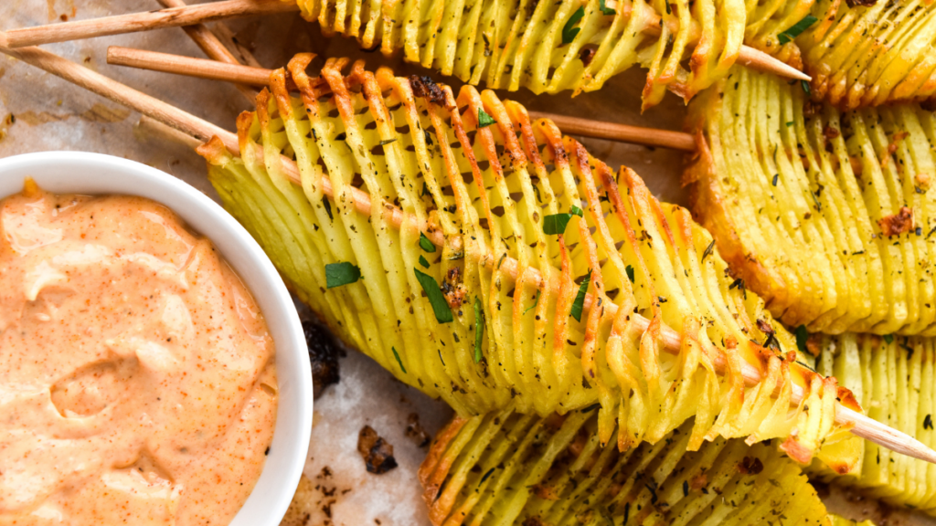 Crispy, Golden Accordion Potatoes